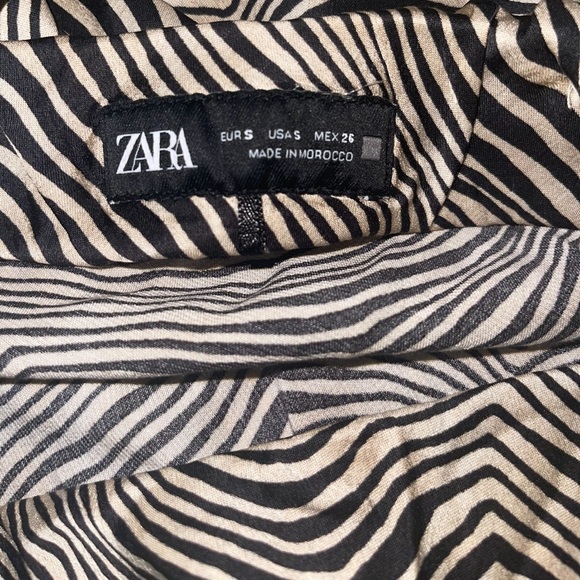 ZARA ANIMAL PRINT MAXI SKIRT - TAN SIZE SMALL (PREOWNED) - Picture 13 of 14